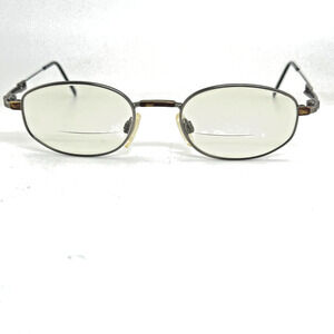 Rodenstock R 4142 46-18-140 Silver Round Metal Made In Italy‎ H14295